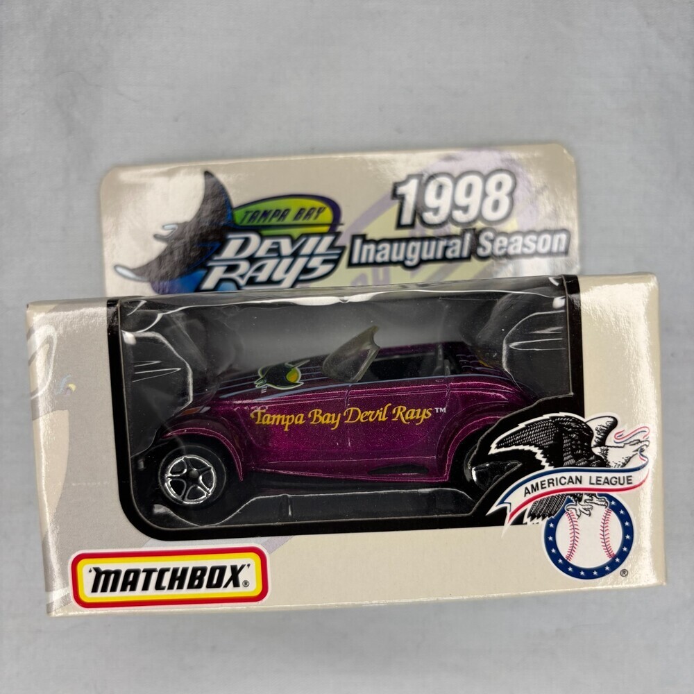 TAMPA BAY DEVIL RAYS NEW 1998 Inaugral Season Matchbox White Rose Collectibles